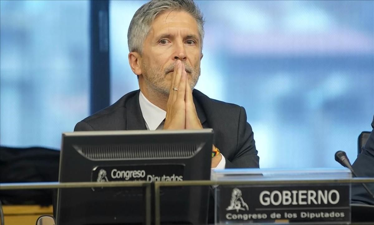El ministro del Interior, Fernando Grande-Marlaska. El ministro del Interior, Fernando Grande-Marlaska.