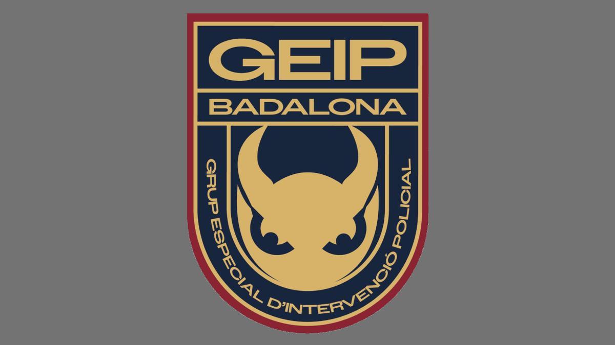 Logotipo de la nueva unidad de la Guàrdia Urbana de Badalona, el GEIP