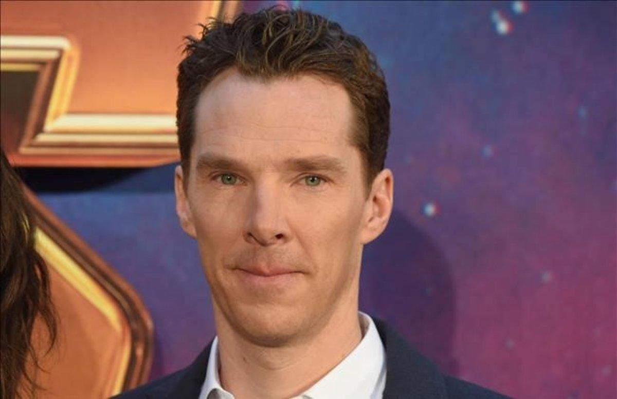 Benedict Cumberbatch en un acto de promoción Benedict Cumberbatch en un acto de promoción