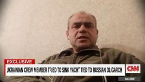 La CNN localiza en Kiev al marinero que intentó hundir un yate ruso en Mallorca