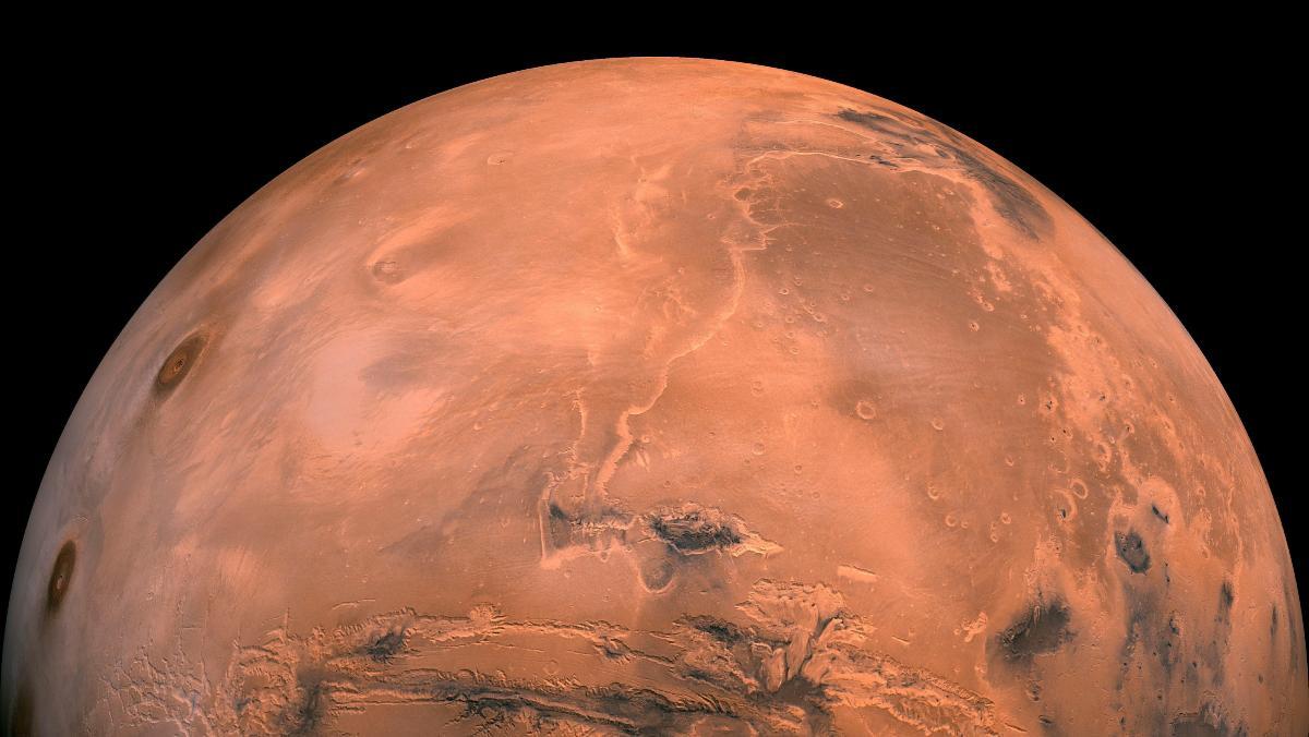 Panorámica de Marte. 