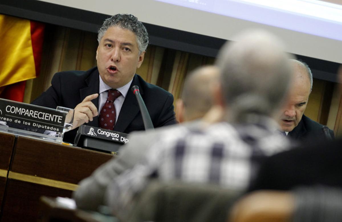 El secretario de Estado de Seguridad Social, Tomás Burgos, en el Congreso de los Diputados en una imagen de archivo.