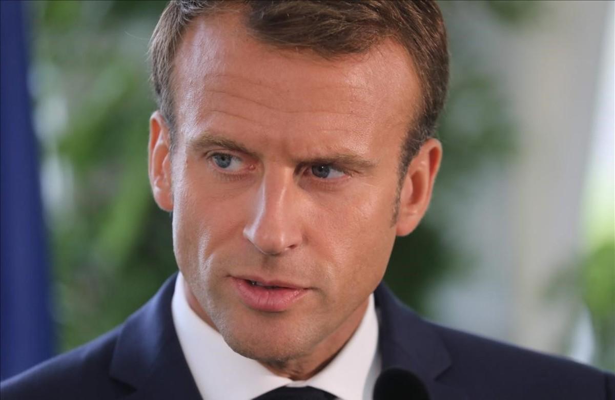 El primer ministro francés, Emmanuel Macron. 