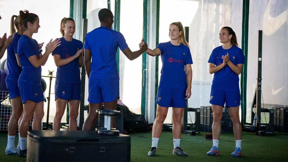 Alèxia Putellas s’incorpora als entrenaments del Barça Alèxia Putellas s’incorpora als entrenaments del Barça