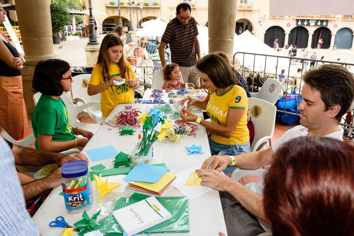 Actividad familiar del Festival del Día de Brasil. Actividad familiar del Festival del Día de Brasil.