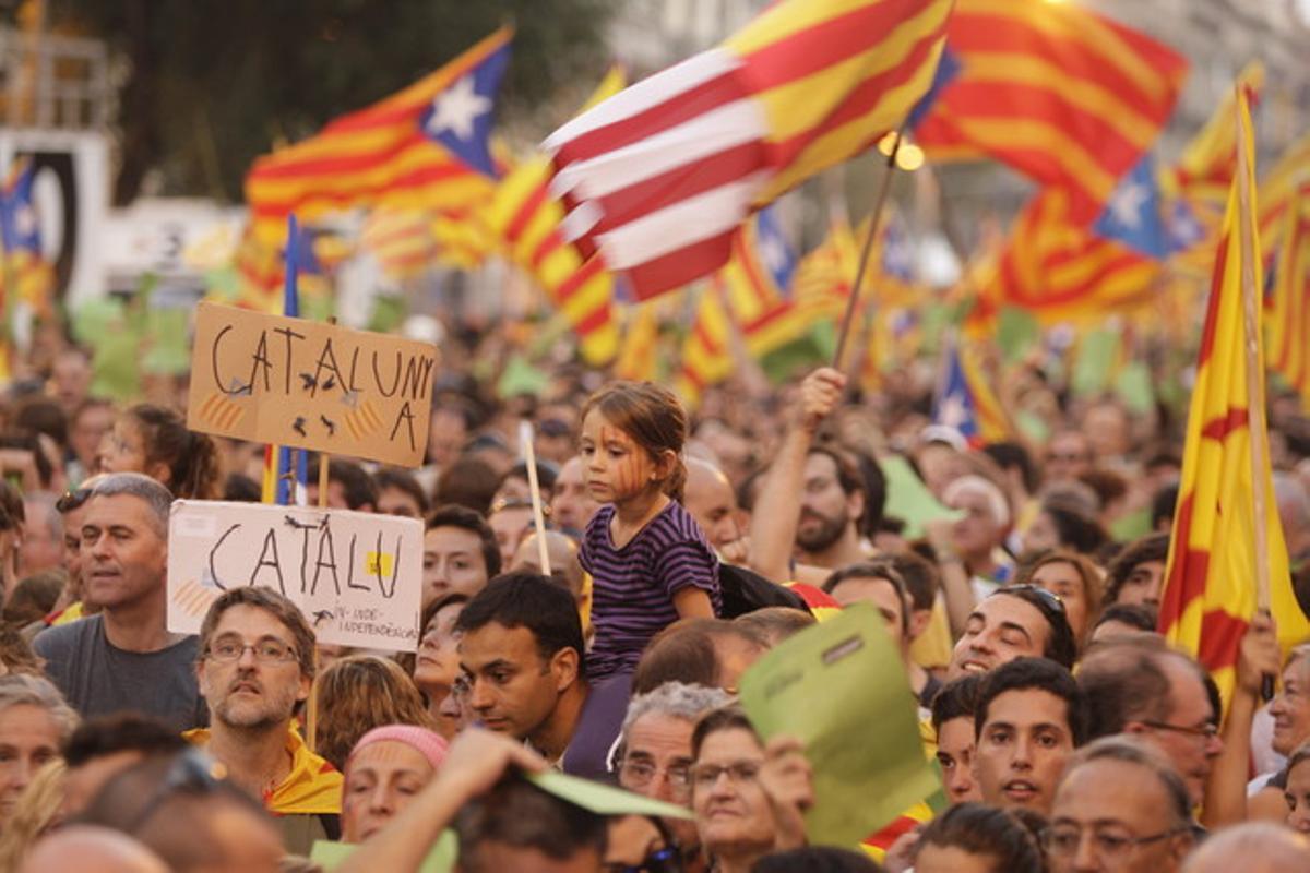 Ambiente en la pasada Diada, en el Marqués de la Argentera. Ambiente en la pasada Diada, en el Marqués de la Argentera.