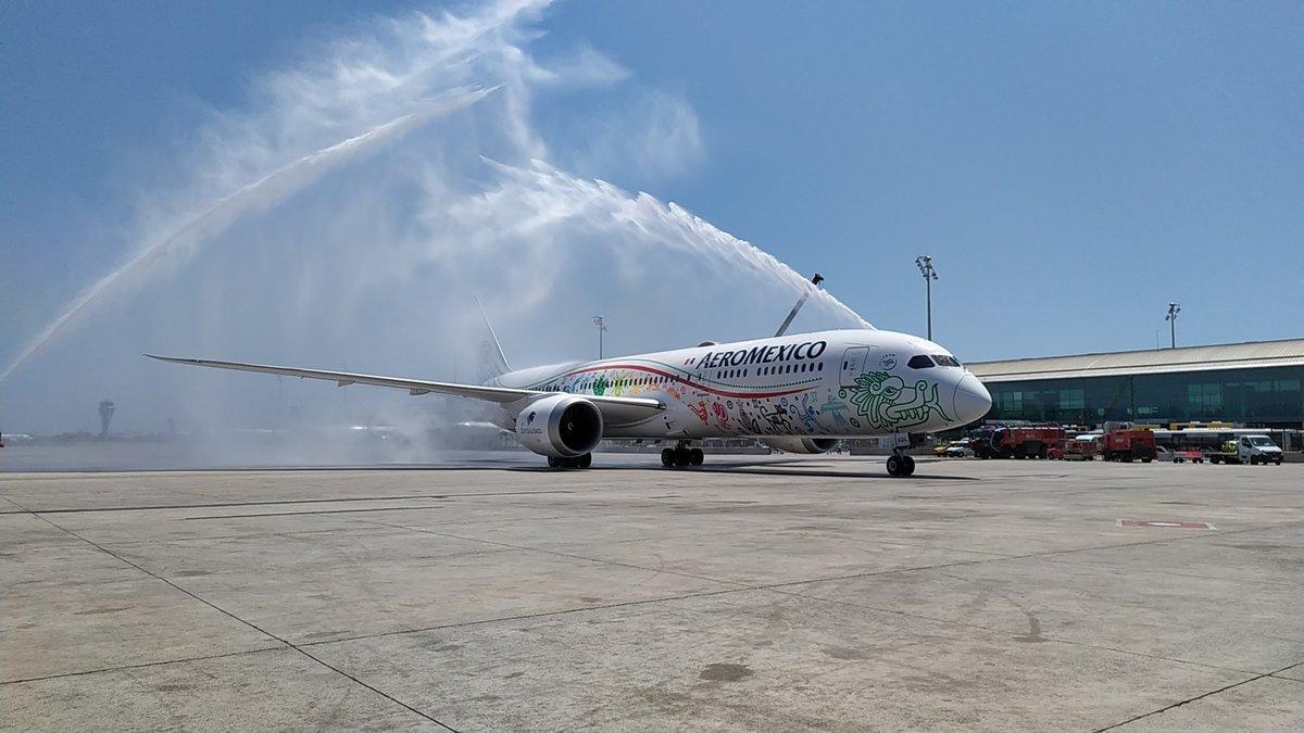 Aeroméxico inaugura el vol directe entre Barcelona i Ciutat de Mèxic