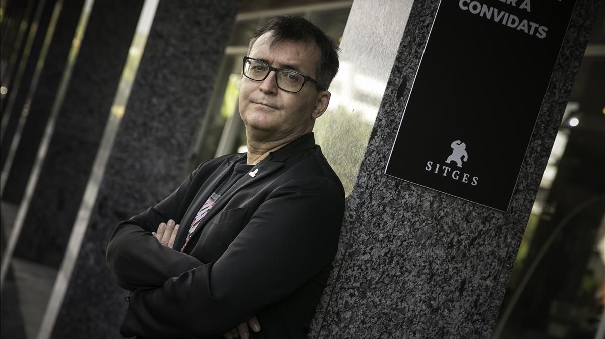 Ángel Sala, director del Festival de Sitges, fotografiado este jueves en el hotel Melià, centro neurálgico del certamen Ángel Sala, director del Festival de Sitges, fotografiado este jueves en el hotel Melià, centro neurálgico del certamen