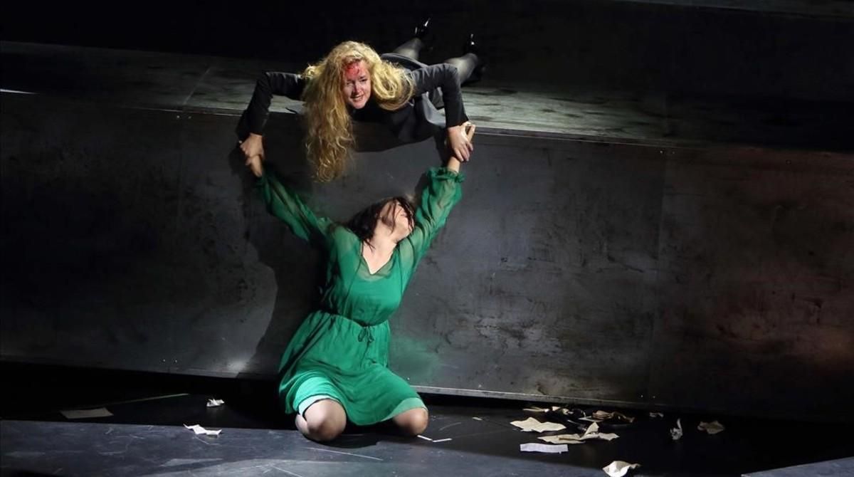 Un momento del montaje de Calixto Bieito de ’La Juive’, en la Bayerische Staatsoper. Un momento del montaje de Calixto Bieito de ’La Juive’, en la Bayerische Staatsoper.