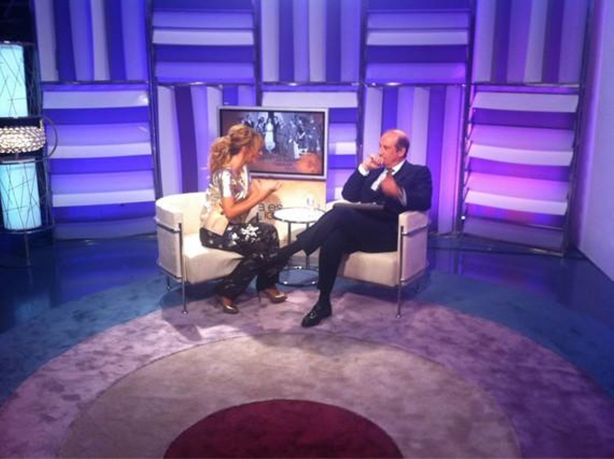 La presentadora Emma García entrevistando a Francis Franco en ’Nada es igual sin Franco’ La presentadora Emma García entrevistando a Francis Franco en ’Nada es igual sin Franco’