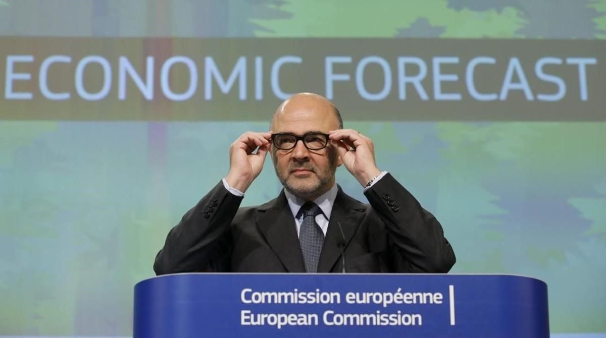 El comisario europeo de Asuntos Economicos y Financieros, Pierre Moscovici, en una foto de archivo. El comisario europeo de Asuntos Economicos y Financieros, Pierre Moscovici, en una foto de archivo.