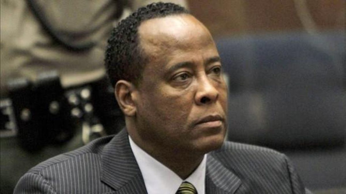 El médico de Michael Jackson, Conrad Murray, durante el juicio en el que fue condenado por homicidio en el 2011. El médico de Michael Jackson, Conrad Murray, durante el juicio en el que fue condenado por homicidio en el 2011.