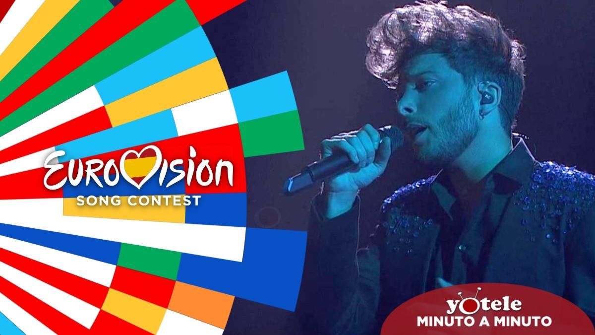 Blas Cantó interpretando ’Voy a quedarme’ en ’Destino Eurovisión’ Blas Cantó interpretando ’Voy a quedarme’ en ’Destino Eurovisión’