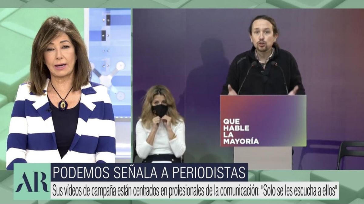 Ana Rosa ataca a Pablo Iglesias Ana Rosa ataca a Pablo Iglesias