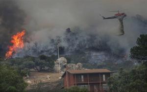 Incendios forestales en California, Estados Unidos.