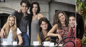 El canvi físic dels personatges de ‘Friends’ en tres dècades