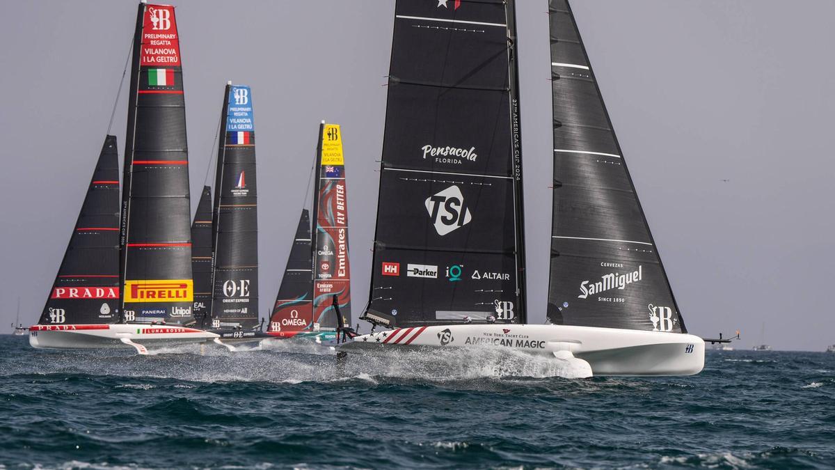 AMERICA'S CUP GUIDE SAILING BARCELONA 2024 Time News