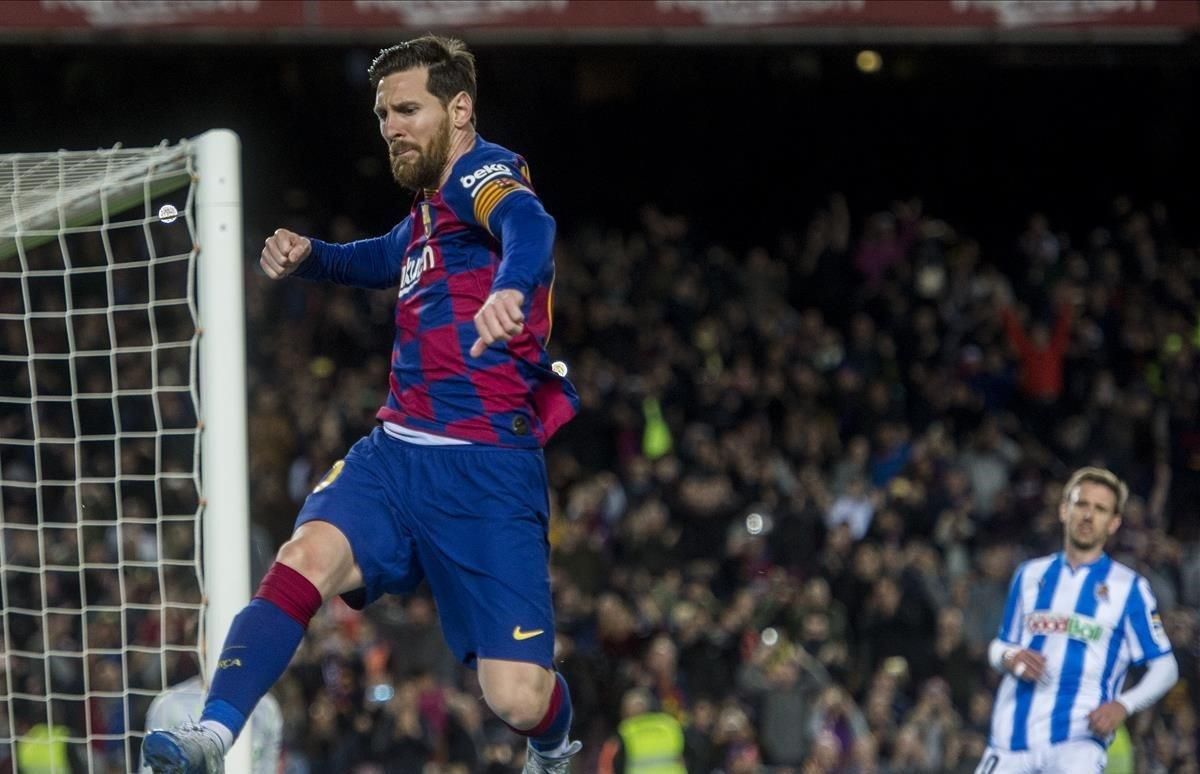 El último gol de Messi antes de la pandemia El último gol de Messi antes de la pandemia