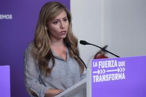 La coportavoz de Podemos María Teresa Pérez