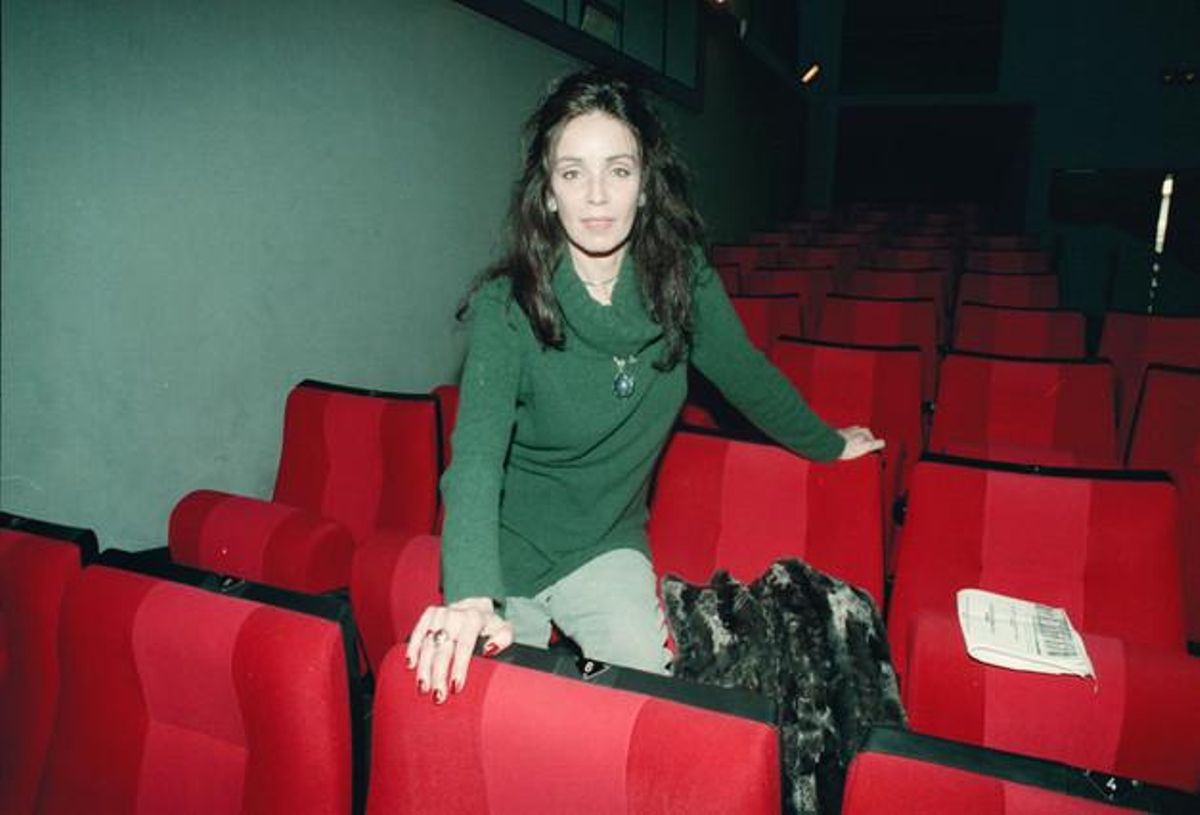 Amparo Muñoz, en 1997, en la presentación de la película ’Familia’. Amparo Muñoz, en 1997, en la presentación de la película ’Familia’.