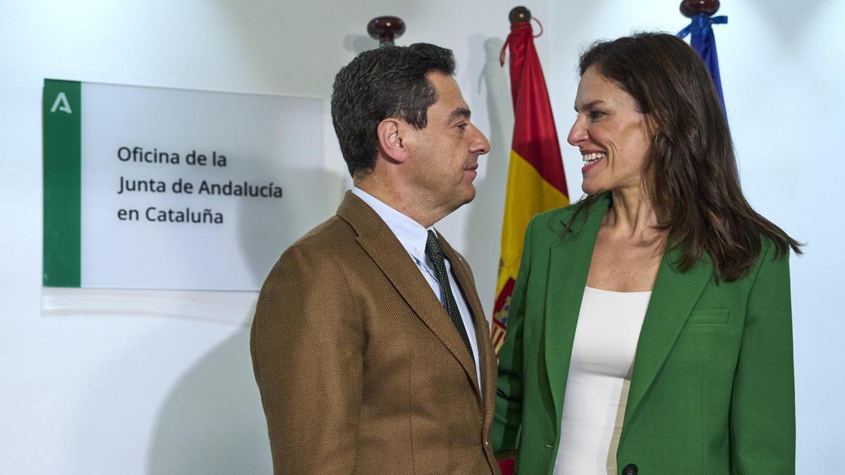 Moreno cree que Feijóo dialogará con Aragonès «dentro de la Constitución»