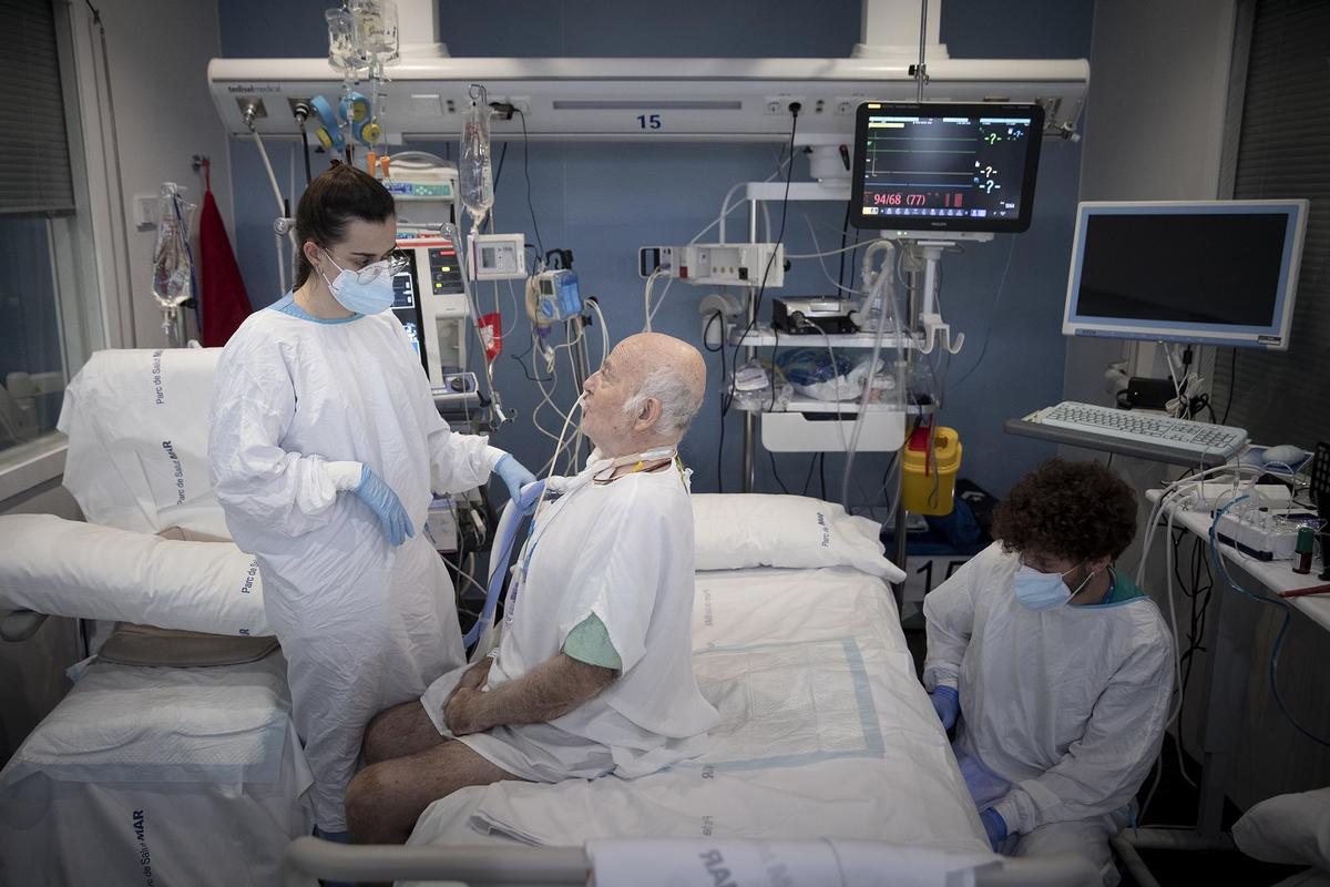 Jordi Breda, paciente que ha estado unos 150 días en la uci del Hospital del Mar por el covid-19.