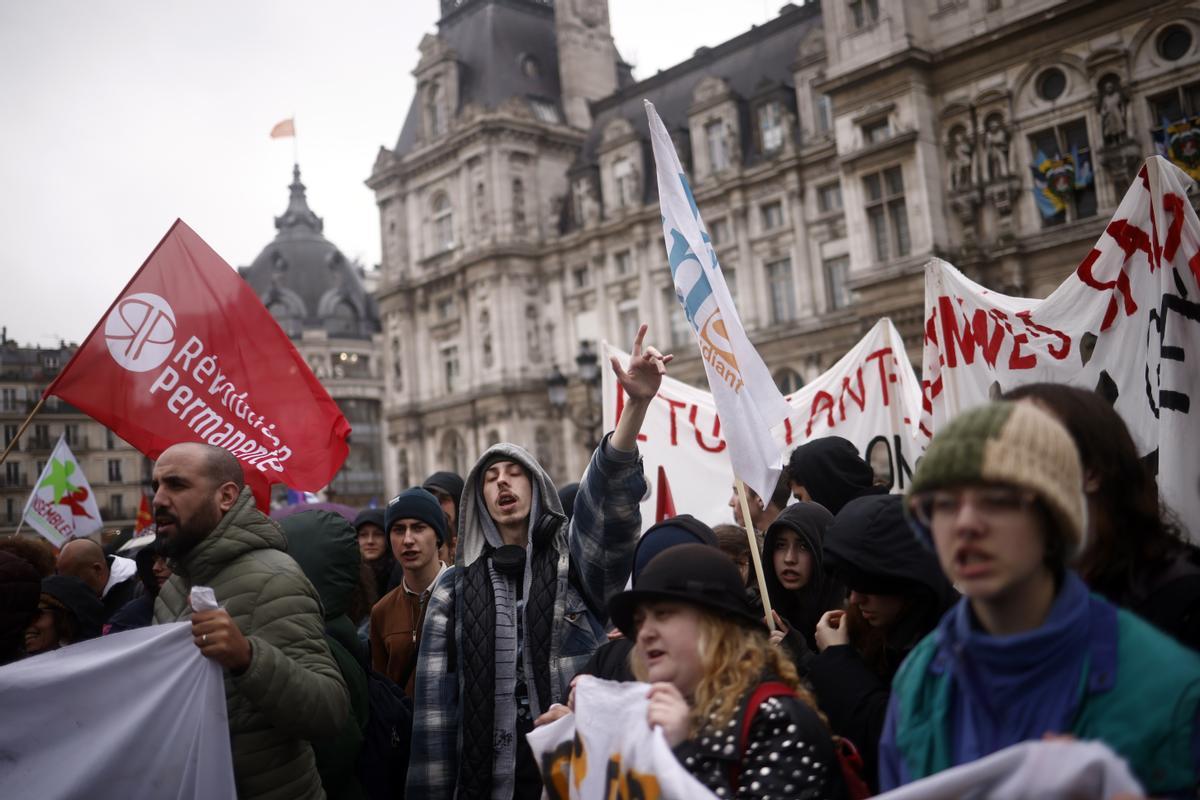 Protestas en Francia.