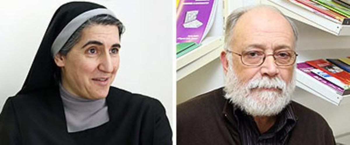 Teresa Forcades y Arcadi Oliveres. Teresa Forcades y Arcadi Oliveres.