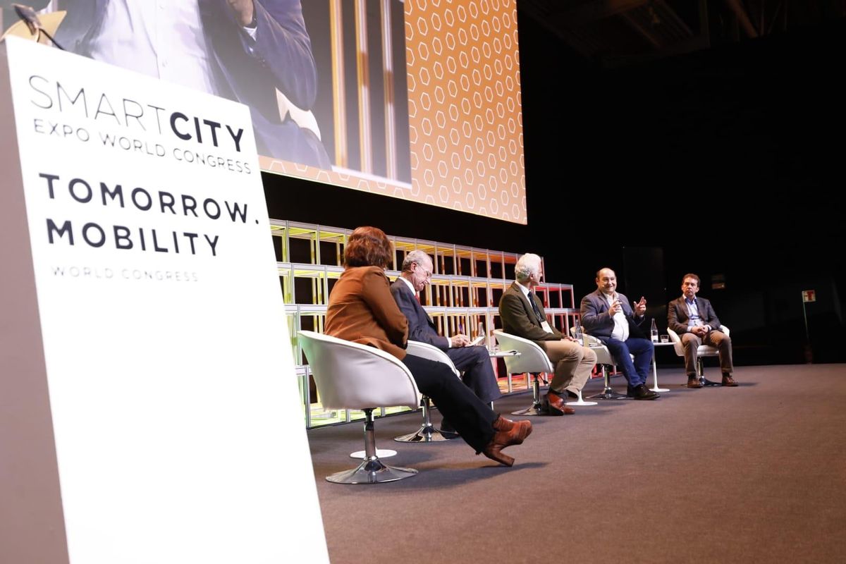 El alcalde de Viladecans, Carles Ruiz, en la Smart City Expo World Congress de Barcelona El alcalde de Viladecans, Carles Ruiz, en la Smart City Expo World Congress de Barcelona