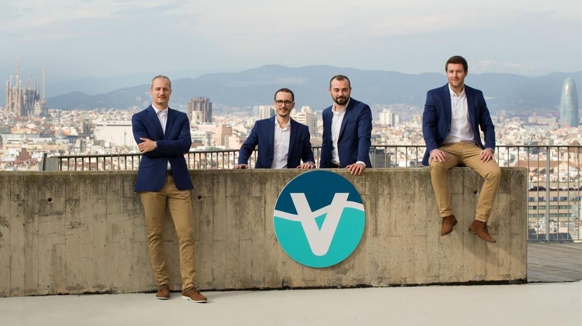 Los fundadores de Vacway Waterproof. De izquierda a derecha: Pau Corella, Joaquín Abellán, Javier Montón y Álex Pelegrí. Los fundadores de Vacway Waterproof. De izquierda a derecha: Pau Corella, Joaquín Abellán, Javier Montón y Álex Pelegrí.