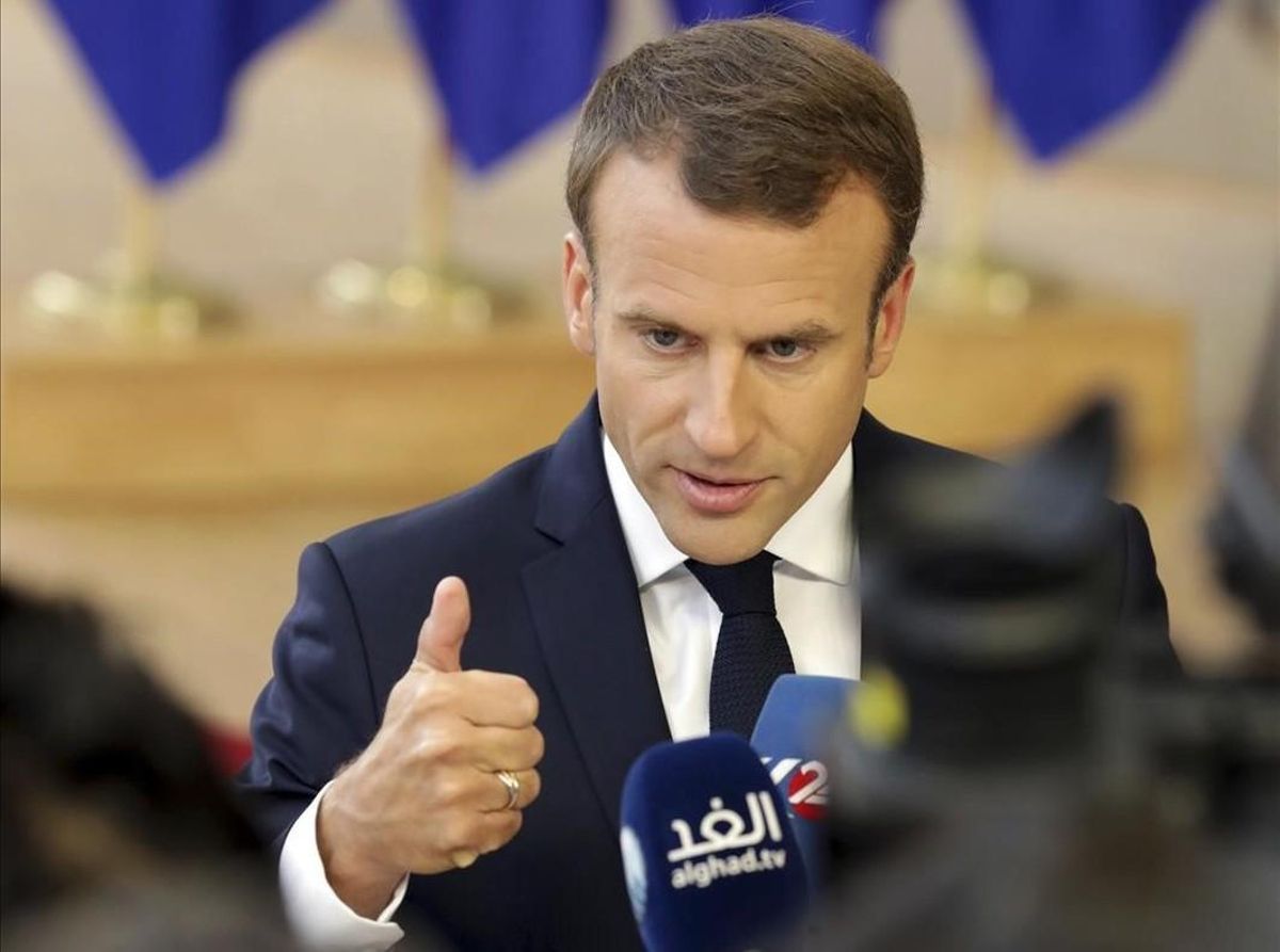 El presidente de Francia, Emmanuel Macron. El presidente de Francia, Emmanuel Macron.