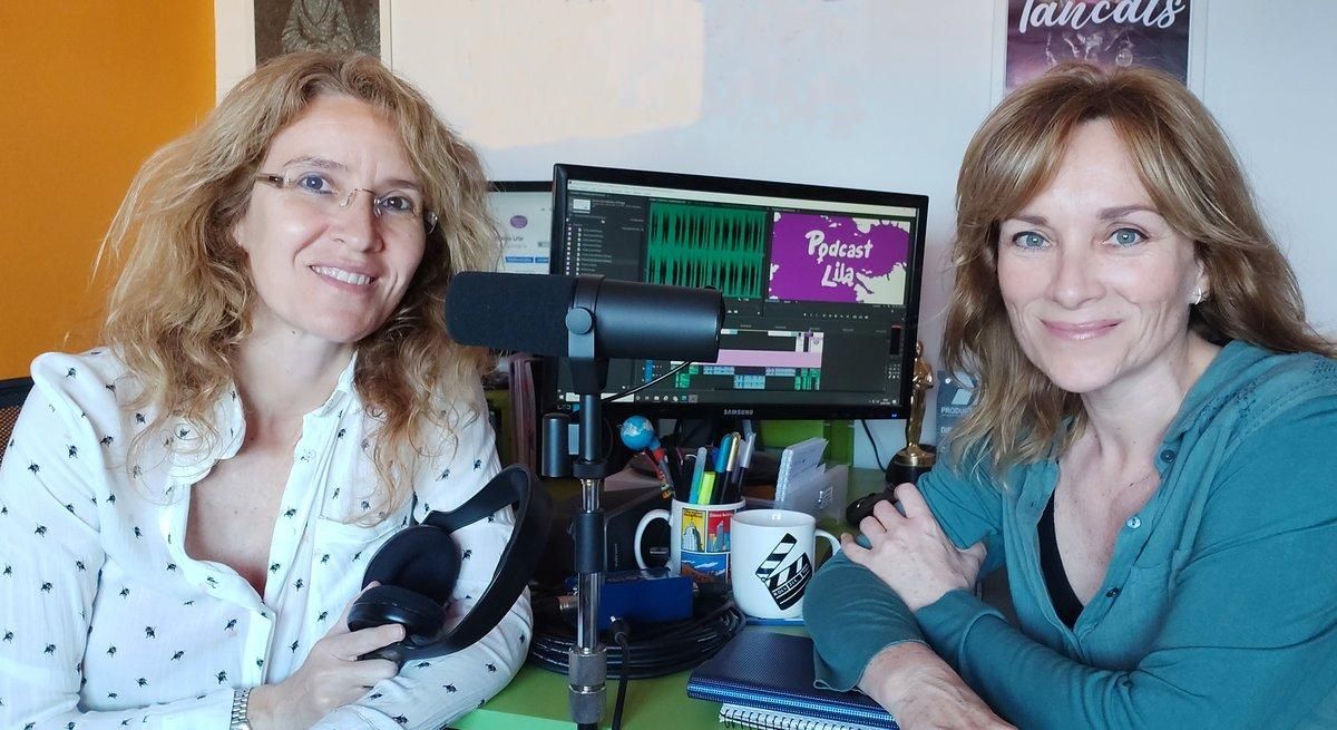 Marta Palencia-Lefler (izquierda) y Silvia Aranda, creadoras de ’ Podcast Lila’. Marta Palencia-Lefler (izquierda) y Silvia Aranda, creadoras de ’ Podcast Lila’.