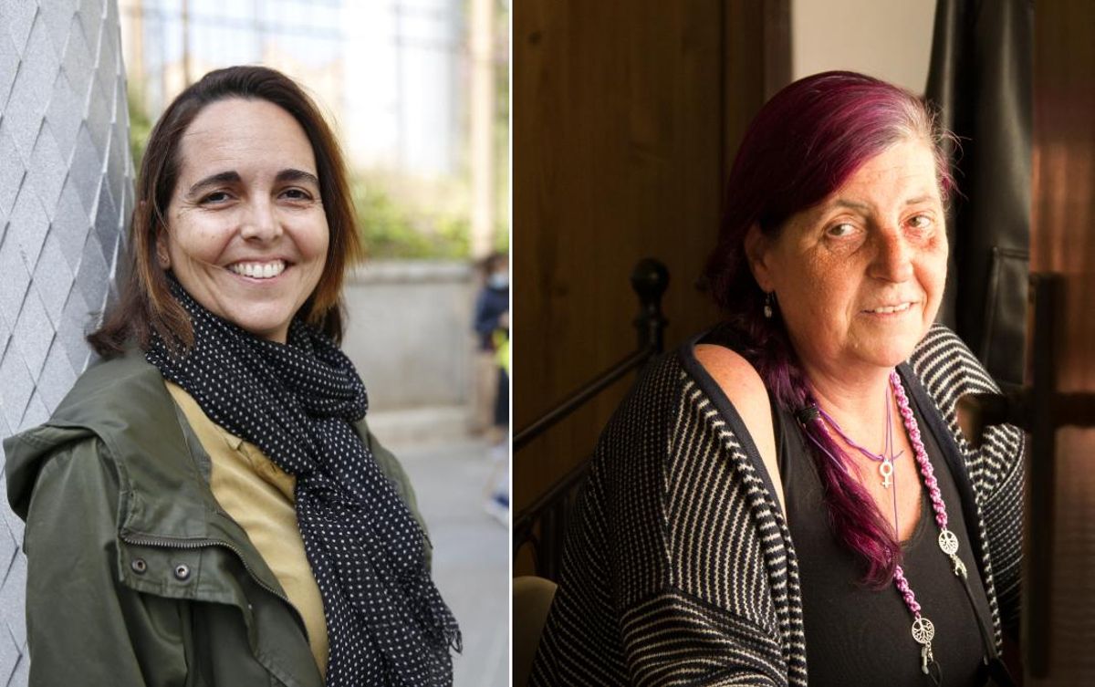 Olga y Josefina son dos interinas que llevan más de diez años cada una sin plaza fija en la Administración. Olga y Josefina son dos interinas que llevan más de diez años cada una sin plaza fija en la Administración.