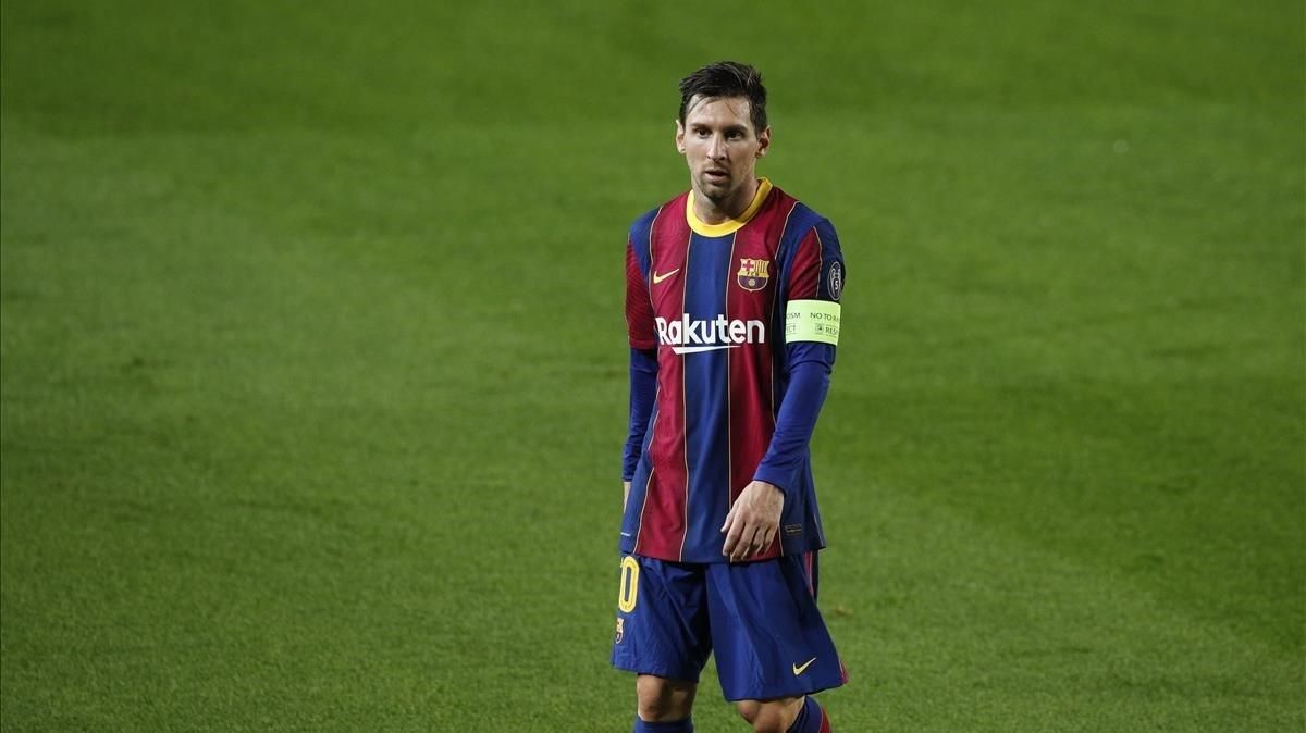 Messi, en el estreno europeo del Barça de Koeman ante el Ferencvaros. Messi, en el estreno europeo del Barça de Koeman ante el Ferencvaros.