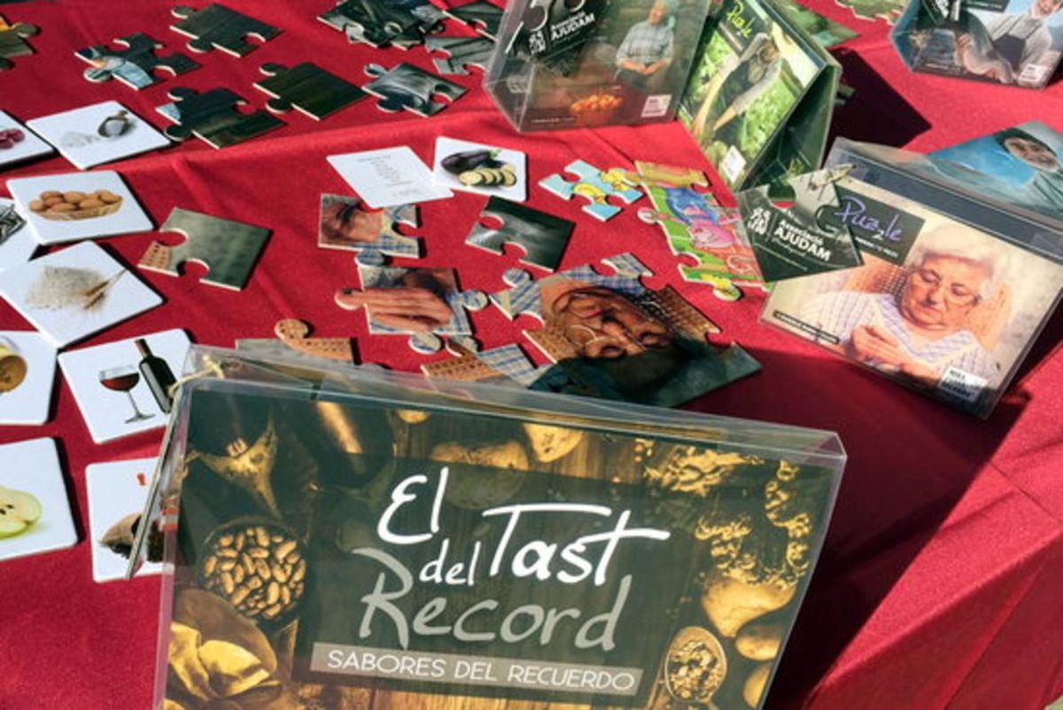 Un detalle de los juegos ’Mira, piensa, recuerda’. Un detalle de los juegos ’Mira, piensa, recuerda’.