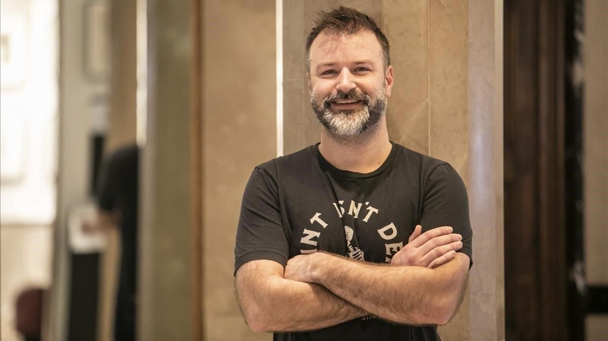 El escritor norteamericano Nickolas Butler, en un céntrico hotel de Barcelona. El escritor norteamericano Nickolas Butler, en un céntrico hotel de Barcelona.