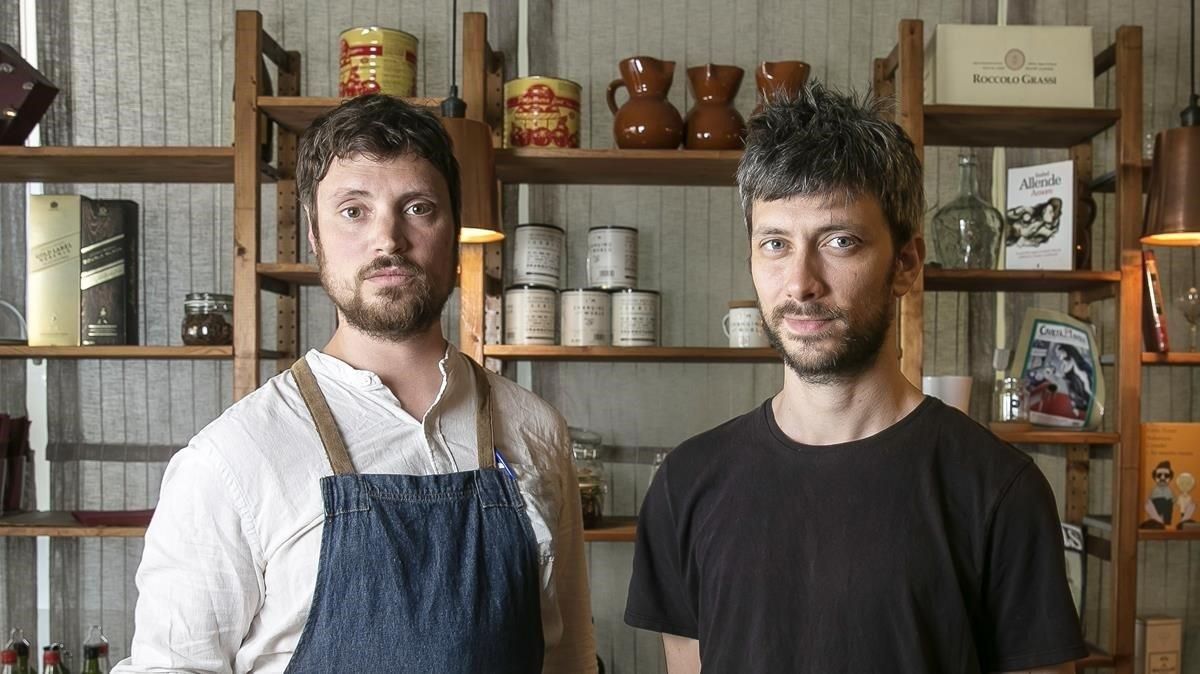 Massimo Morbi y Alessandro Zangrossi, dos de los tres socios de La Balmesina. Massimo Morbi y Alessandro Zangrossi, dos de los tres socios de La Balmesina.
