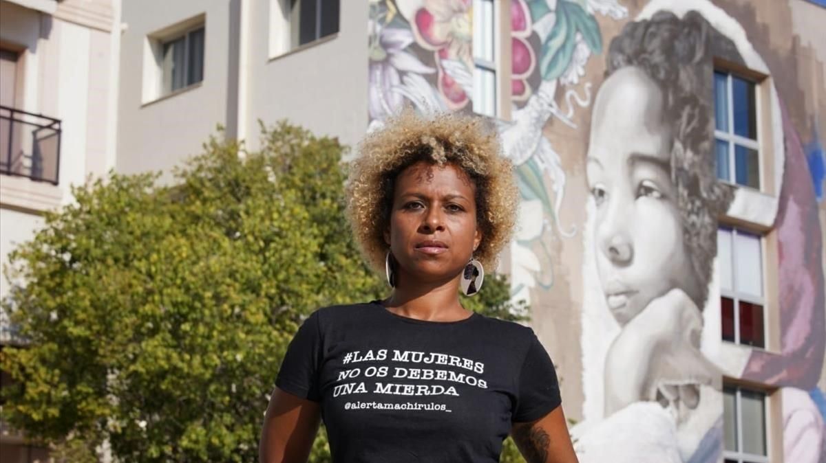 Maite A., activista detrás del perfil ’Alerta Machirulos’. Maite A., activista detrás del perfil ’Alerta Machirulos’.