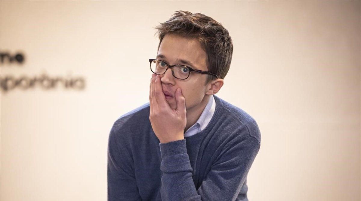 El líder de Más País, Íñigo Errejón, en un acto de campaña en Valencia El líder de Más País, Íñigo Errejón, en un acto de campaña en Valencia