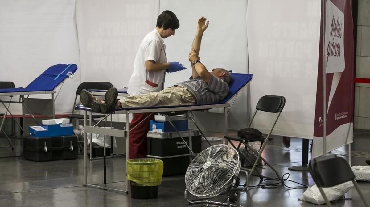 Donación de sangre. Donación de sangre.
