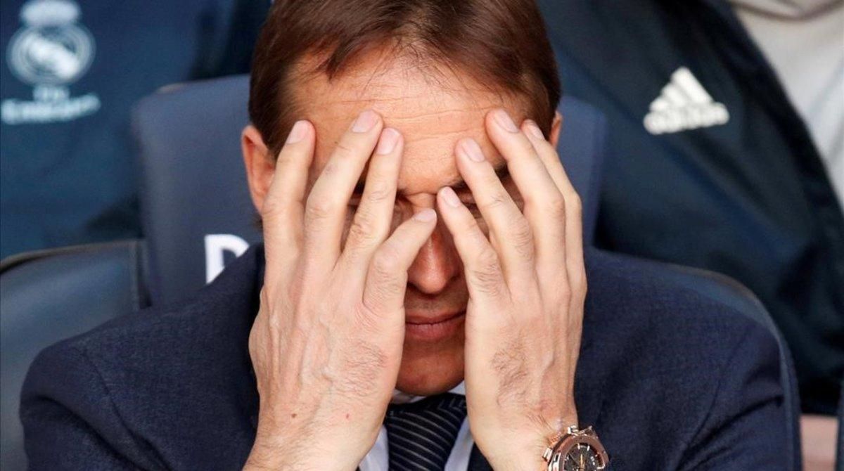 Julen Lopetegui tuvo claro, en el Camp Nou, que lo iban a despedir Julen Lopetegui tuvo claro, en el Camp Nou, que lo iban a despedir