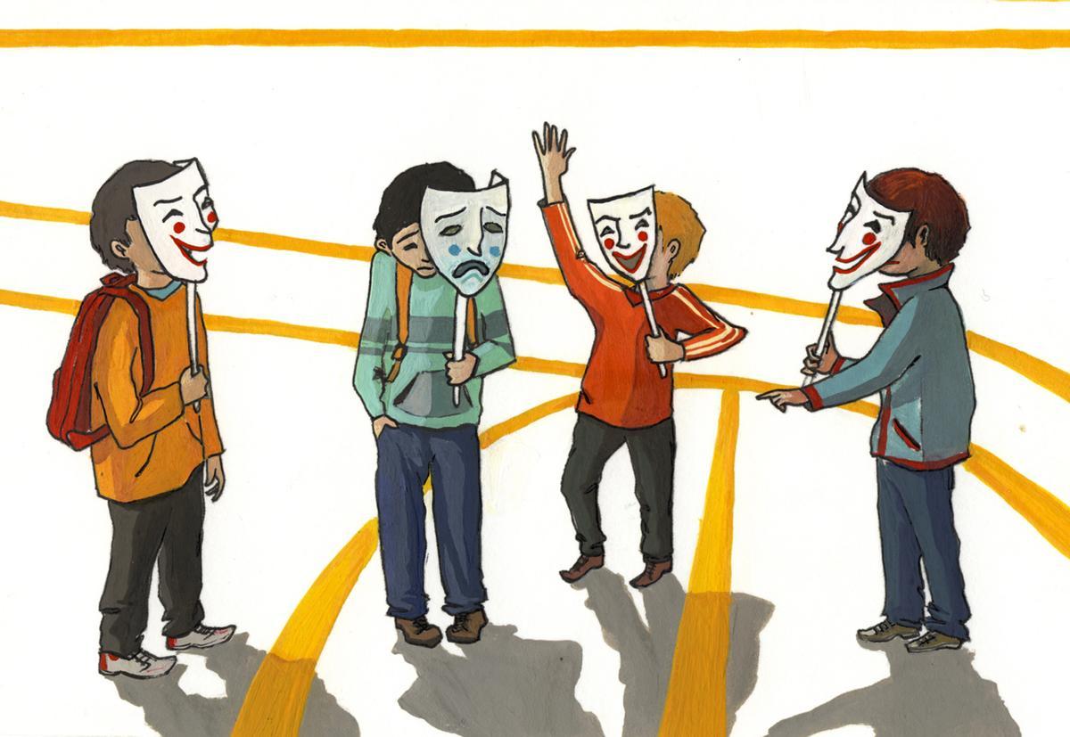 Dibujo sobre el ’bullying’ Dibujo sobre el ’bullying’