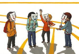 Dibujo sobre el ’bullying’
