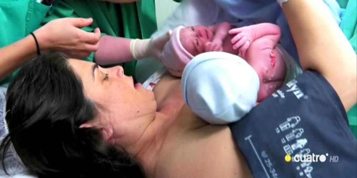 Samanta Villar, con sus gemelos recién nacidos, en marzo del 2016. Samanta Villar, con sus gemelos recién nacidos, en marzo del 2016.