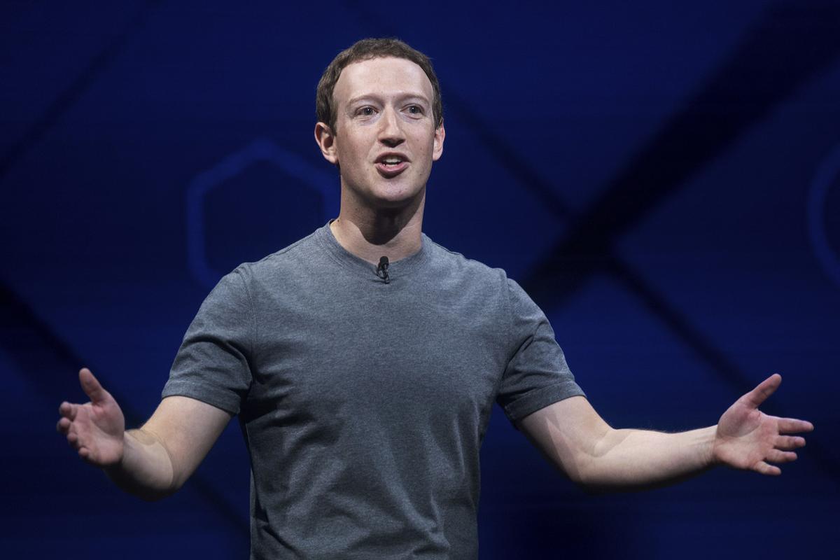 Mark Zuckerberg durante la conferencia del martes. Mark Zuckerberg durante la conferencia del martes.