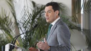 Juan Manuel Moreno, presidente andaluz, impulsa la polémica ley