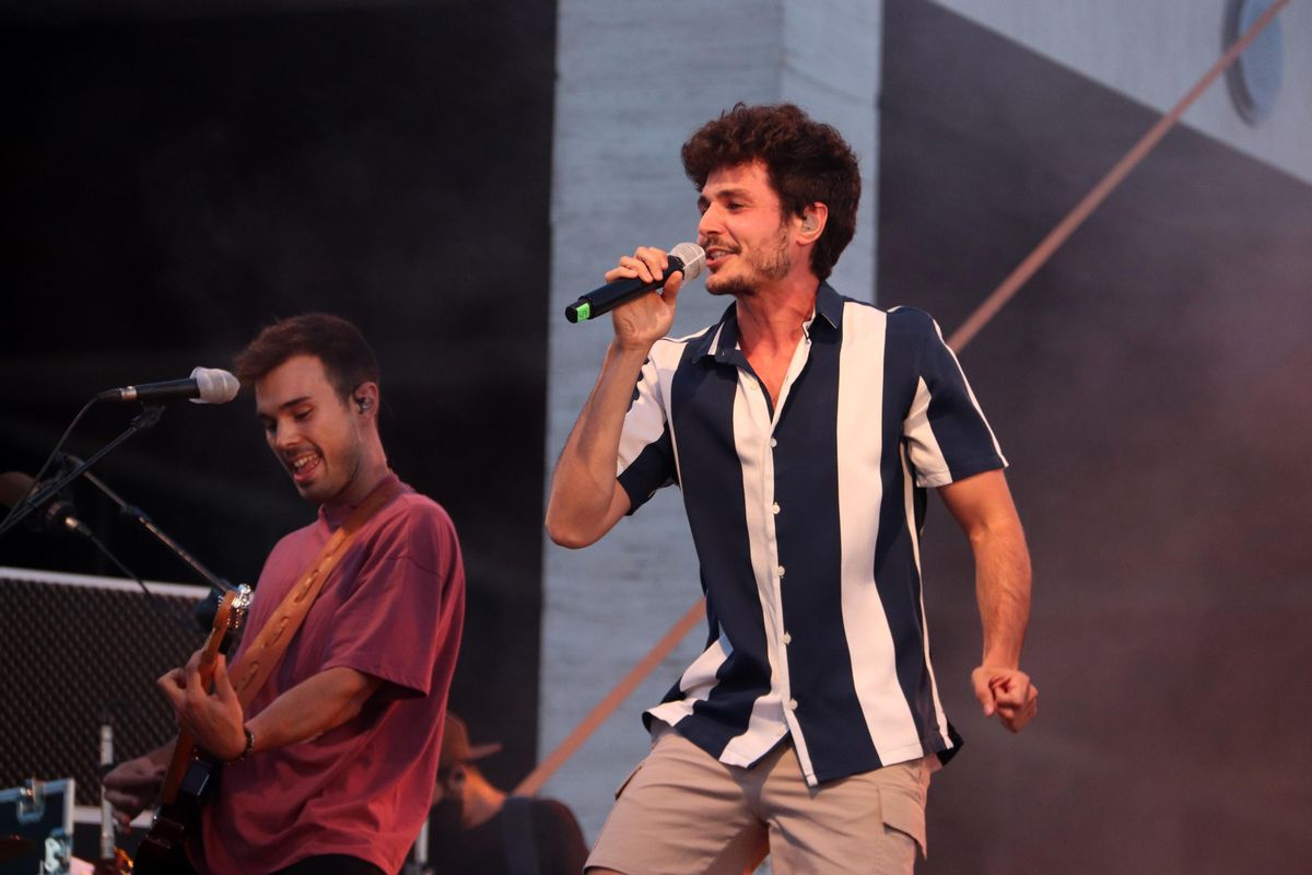 Miki Núñez durante el concierto del Cruïlla XXS, en 2020. Miki Núñez durante el concierto del Cruïlla XXS, en 2020.