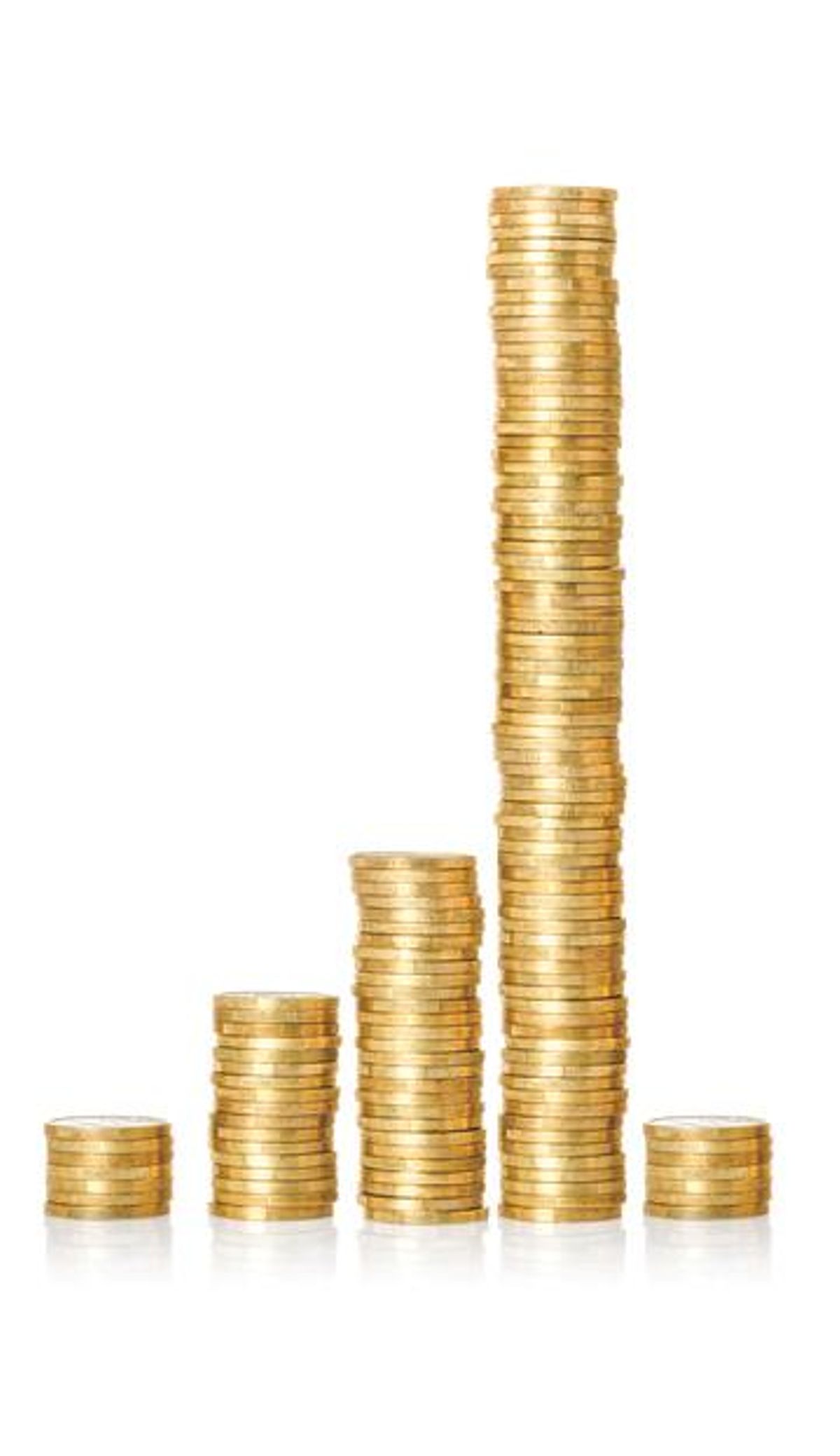 Monedas apiladas Monedas apiladas