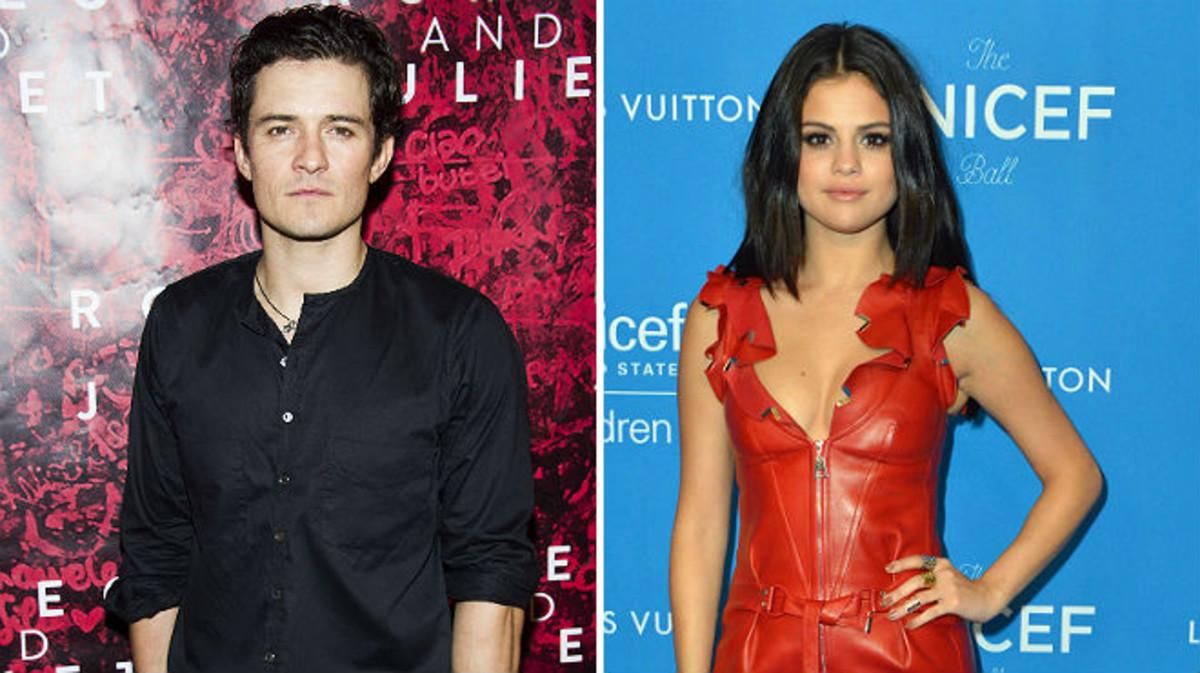 Orlando Bloom y Selena Gómez, juntos en actitud cariñosa Orlando Bloom y Selena Gómez, juntos en actitud cariñosa
