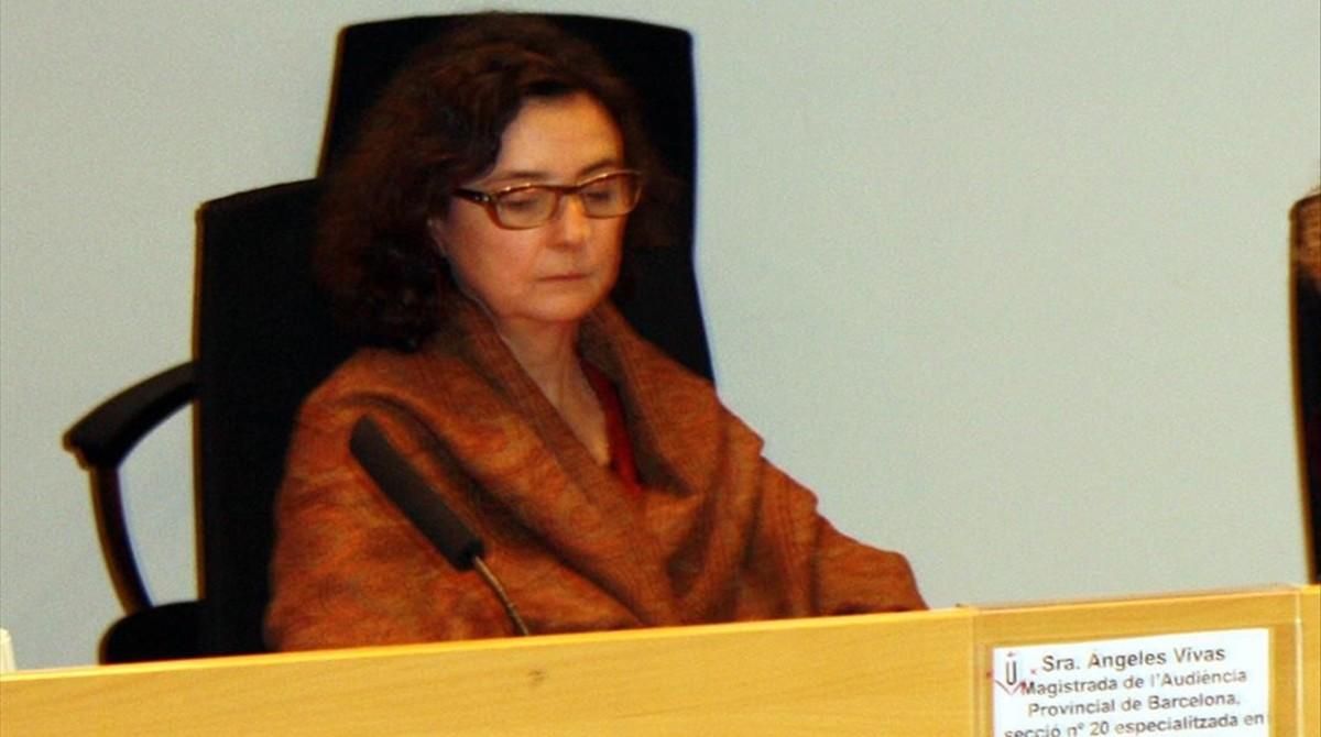 La magistrada Maria Àngels Vivas. La magistrada Maria Àngels Vivas.